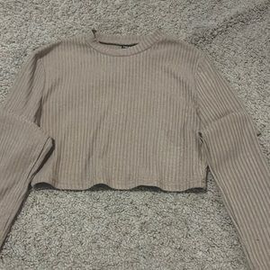 shein cropped long sleeve size L